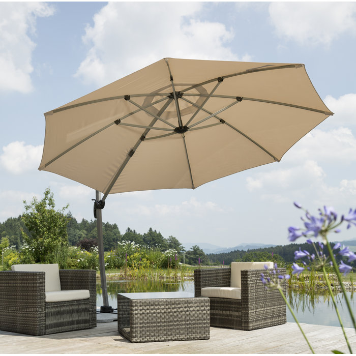 Schneider Schirme Rhodos Rondo 3.5m Cantilever Parasol & Reviews